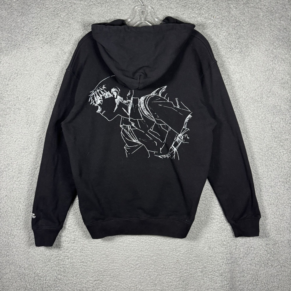 Undercover x Evangelion Shinji Ikari Dont Run Away Hoodie Black UC2A4881 Mens 2